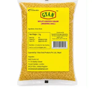 GYAN Split Green Gram (Moong Dal) 1kg