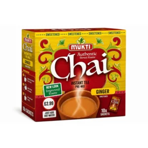Mukti Chai Ginger Sweetened 10 Sachets