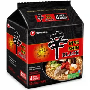 Nongshim Shin Black, 4 Pack
