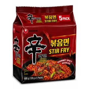 Nongshim Shin Ramyun Stir Fry, 5 Pack