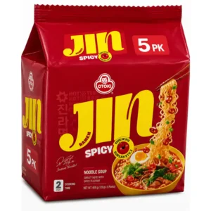 Ottogi Jin Ramen Spicy, 5 Pack