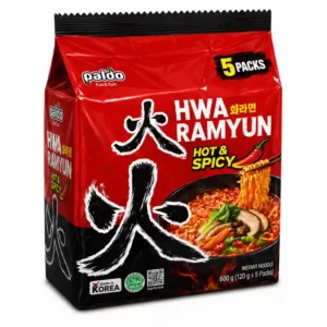 Paldo Hwa Ramyun Hot and Spicy, 5 Pack