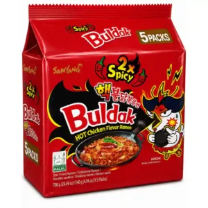 Samyang Buldak 2x Spicy, 5 Pack