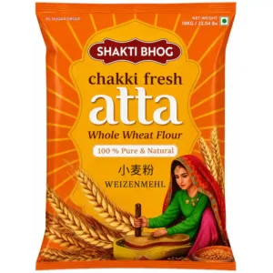 Shakti Bhog Chakki Fresh Atta, 10 kg