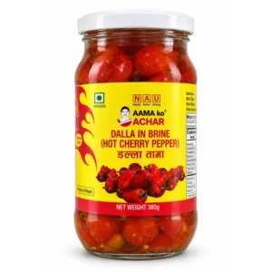 Aama Ko Achar Dalla in Brine (Hot Cherry Pepper), 380 g