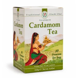 Palanquin Cardamom Tea, 40 Premium Tea Bags, 125 g